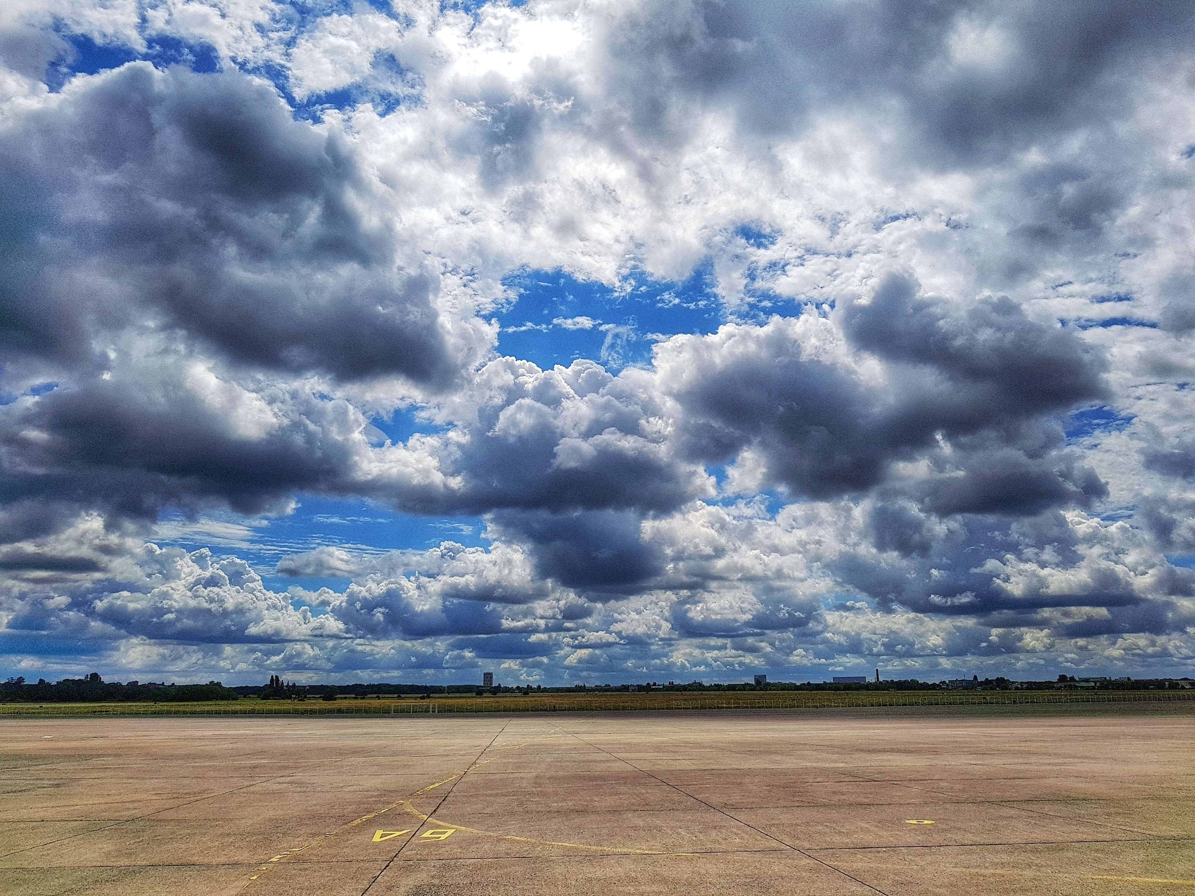 Blick auf das Tempelhofer Feld